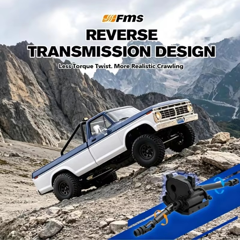 Rc Hobby Grade Car - FMS 1:18 FCX18 II F‑100 Brushed