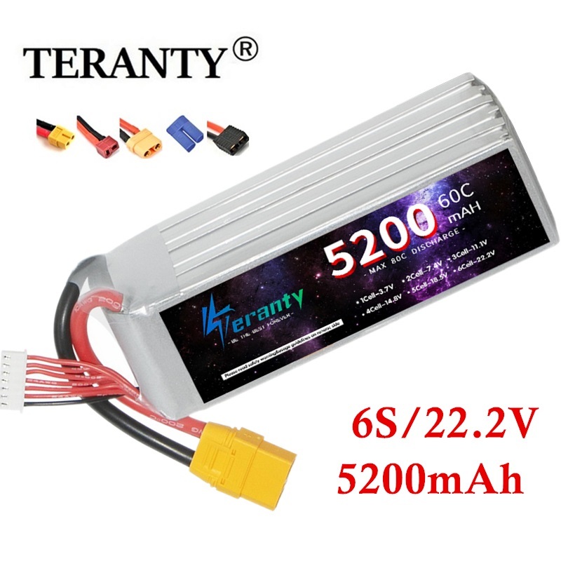 Rc Hobby Boat - Литий-полимерный аккумулятор TERANTY 6S, 5200 мАч,