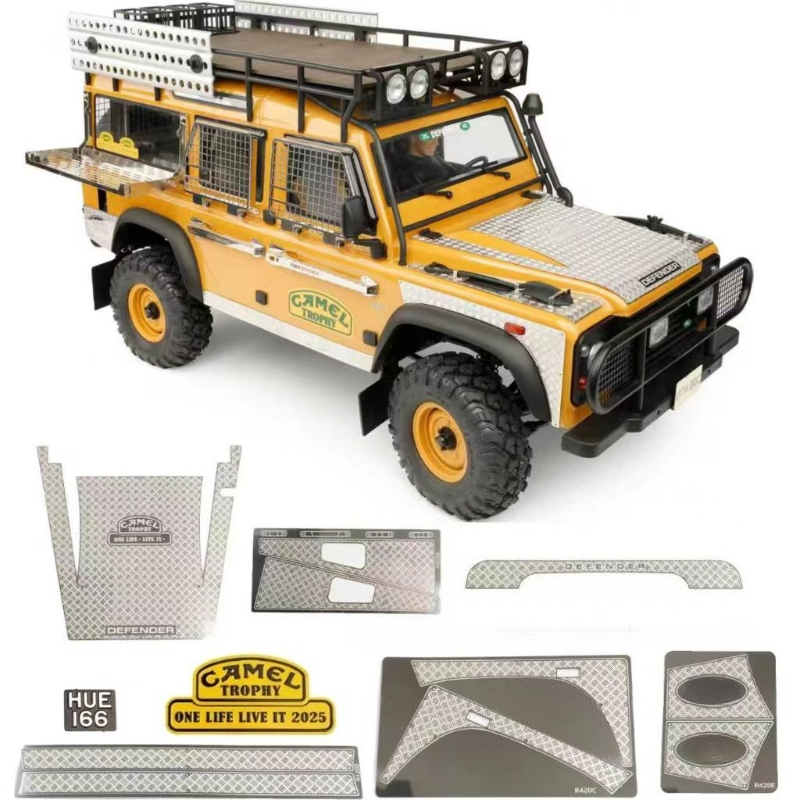 Rc Hobby Desk - Капот автомобиля на радиоуправлении/боковая юбка, металлическая