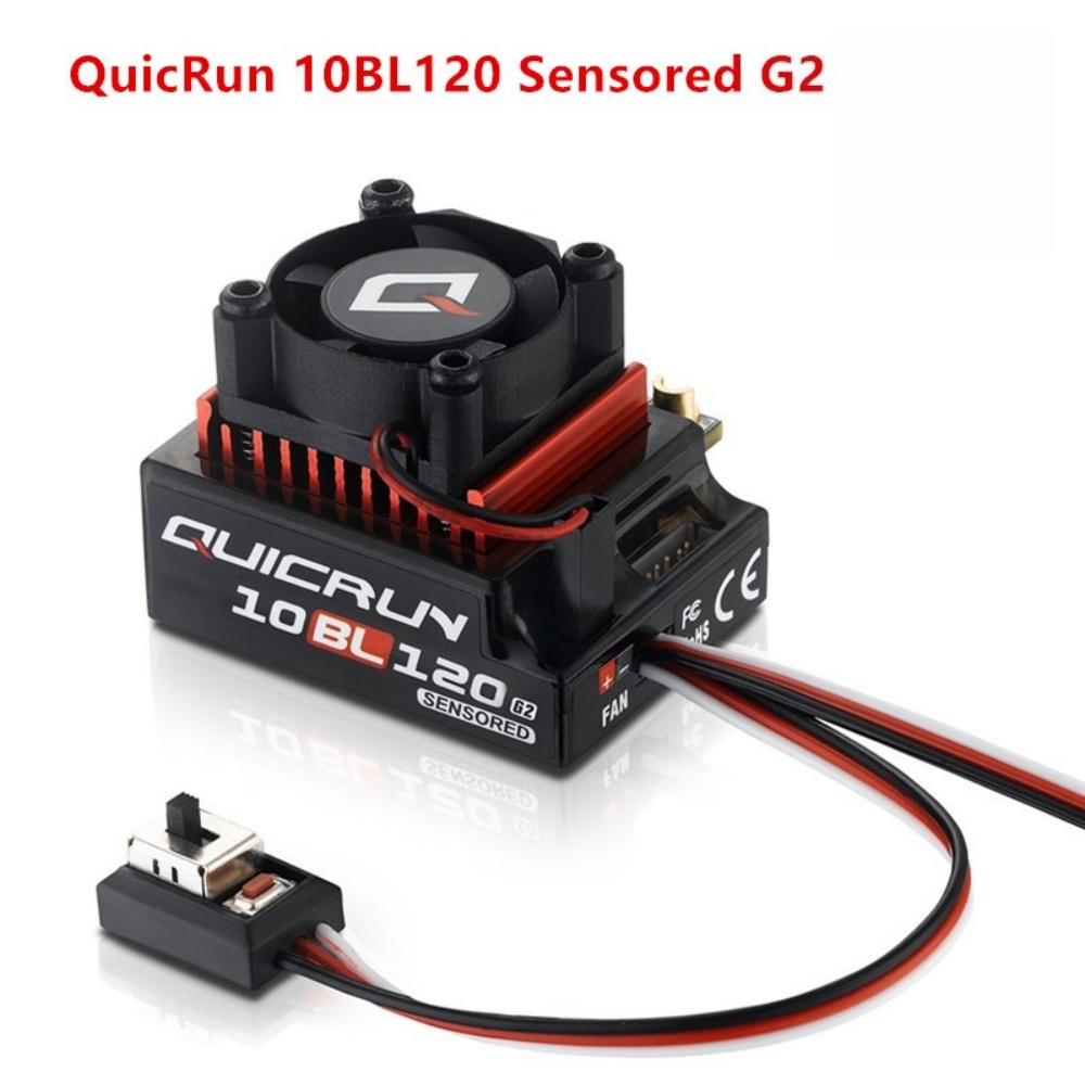Rc Hobby Grade Car - FATJAY Hobbywing QUICRUN-10BL-120-G2 120A ESC бесщеточный