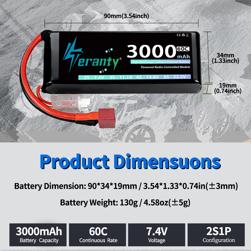 Аккумулятор LiPo TERANTY 2S 30 – обзор и цена Rc Hobby Grade Car