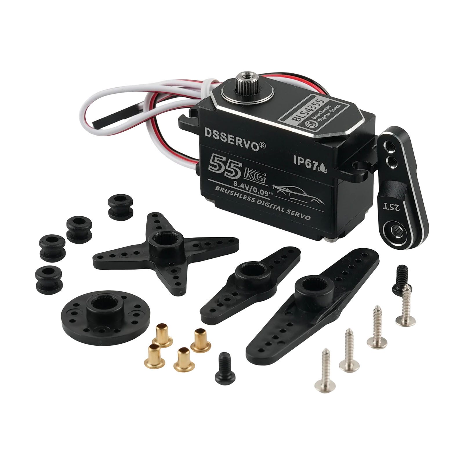 Dsservo BLS4355 55 кг Низкопро – обзор и цена Rc Hobby Shops