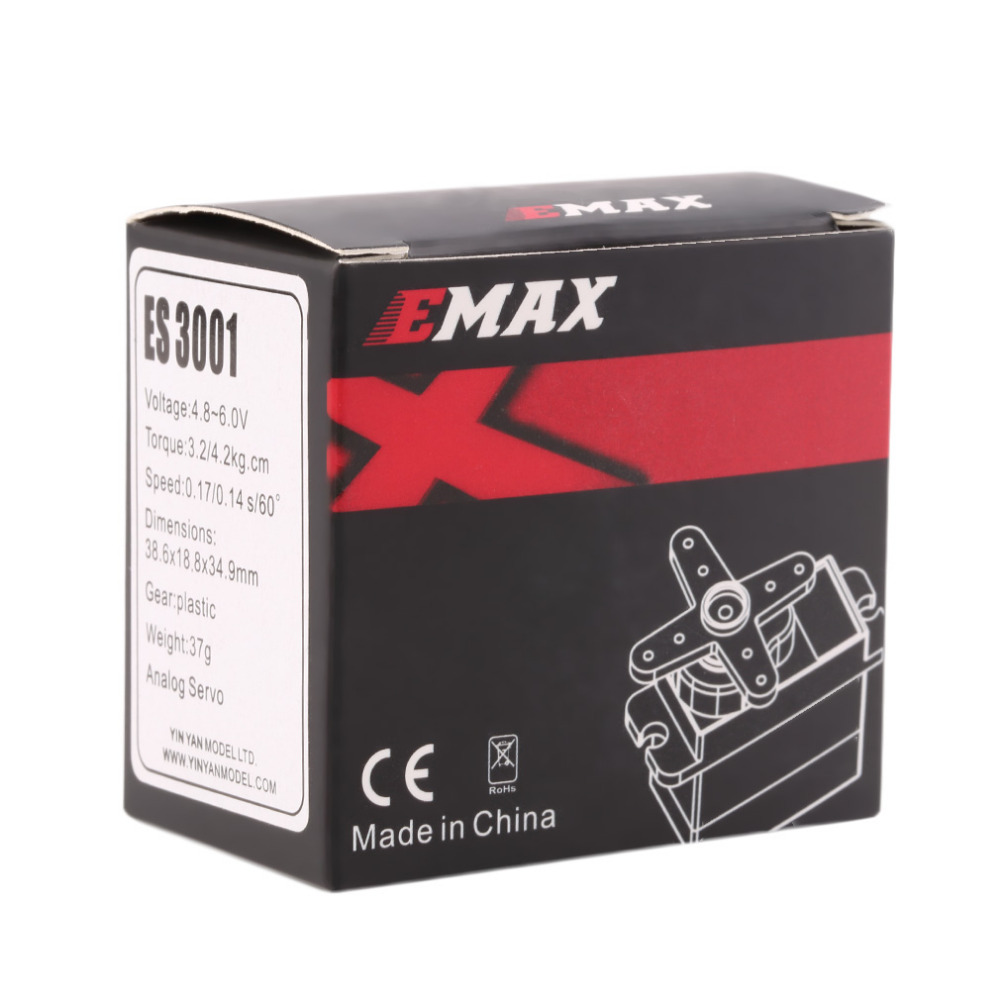 Сервопривод EMAX ES3001 Standa – обзор и цена Rc Hobby Wholesale