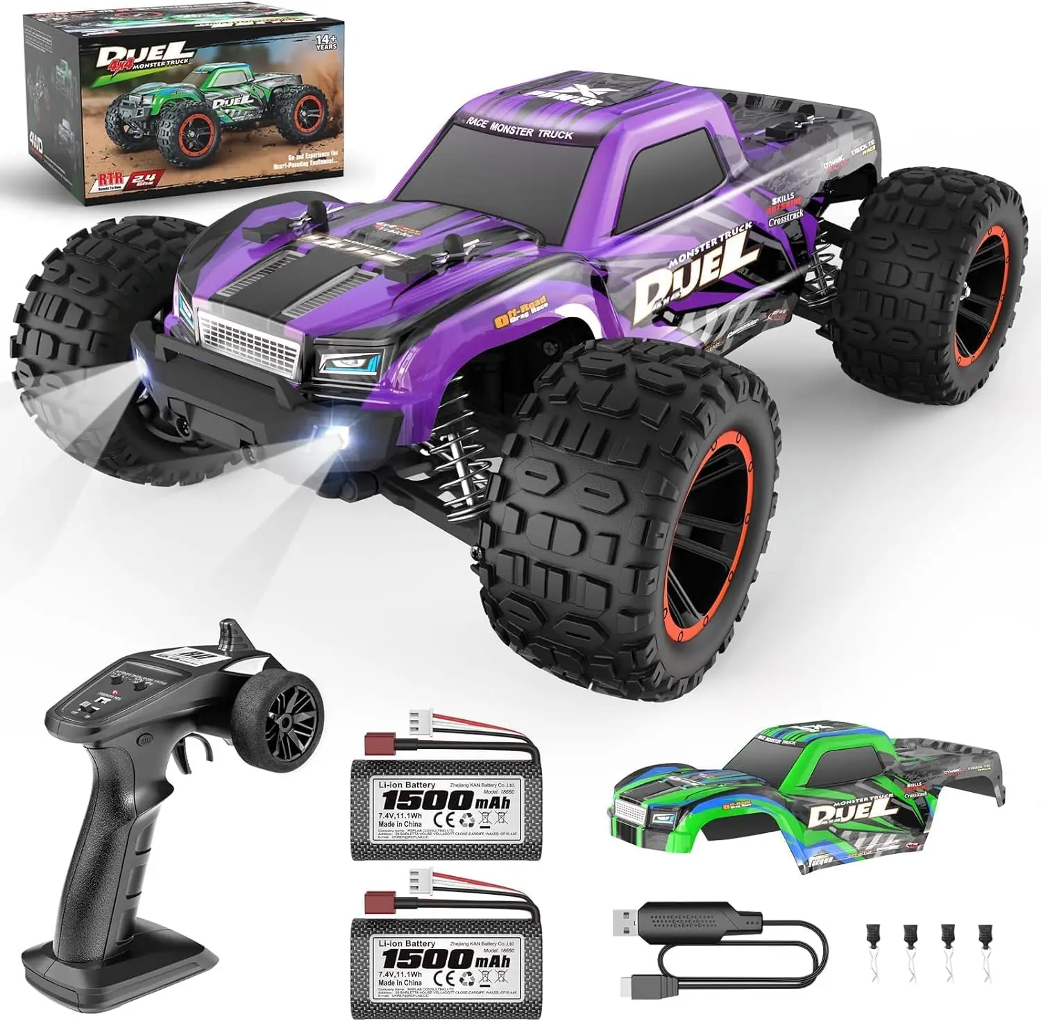 Радиоуправляемые грузовики 1:1 – обзор и цена Rc Hobby Monster Truck
